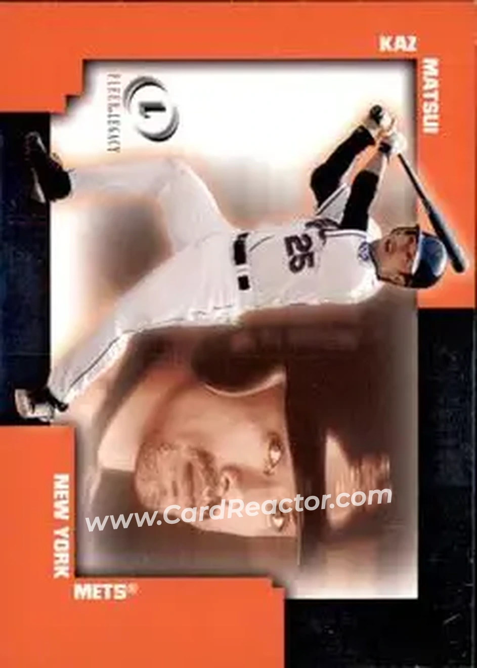 2004 Fleer Legacy #61 - Kazuo Matsui - New York Mets - Front 2004 Fleer Legacy #61 - Kazuo Matsui - New York Mets - Front
