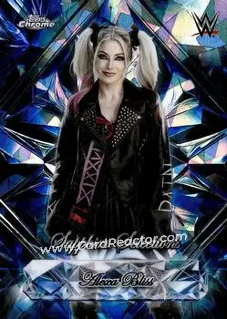 2026 Topps Chrome Sapphire Edition WWE - Sapphire Selections #SAS-AB - Alexa Bliss - Front