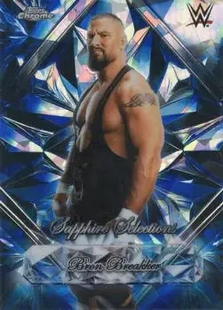 2026 Topps Chrome Sapphire Edition WWE - Sapphire Selections #SAS-BB - Bron Breakker