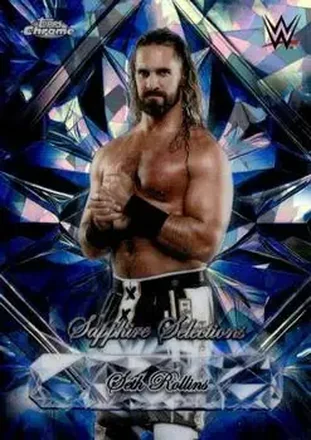 2026 Topps Chrome Sapphire Edition WWE - Sapphire Selections #SAS-SR - Seth "Freakin" Rollins