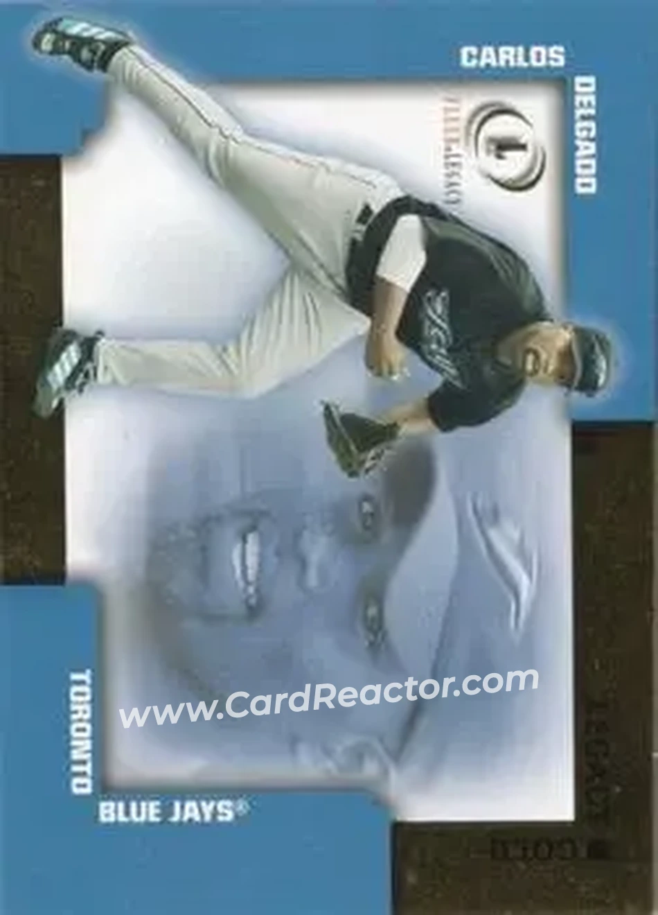 2004 Fleer Legacy - Gold #14 - Carlos Delgado - Toronto Blue Jays - Front