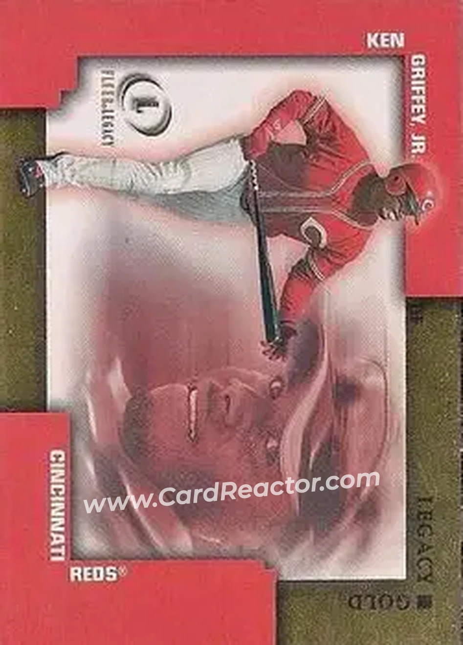 2004 Fleer Legacy - Gold #37 - Ken Griffey Jr. - Cincinnati Reds - Front 2004 Fleer Legacy - Gold #37 - Ken Griffey Jr. - Cincinnati Reds - Front