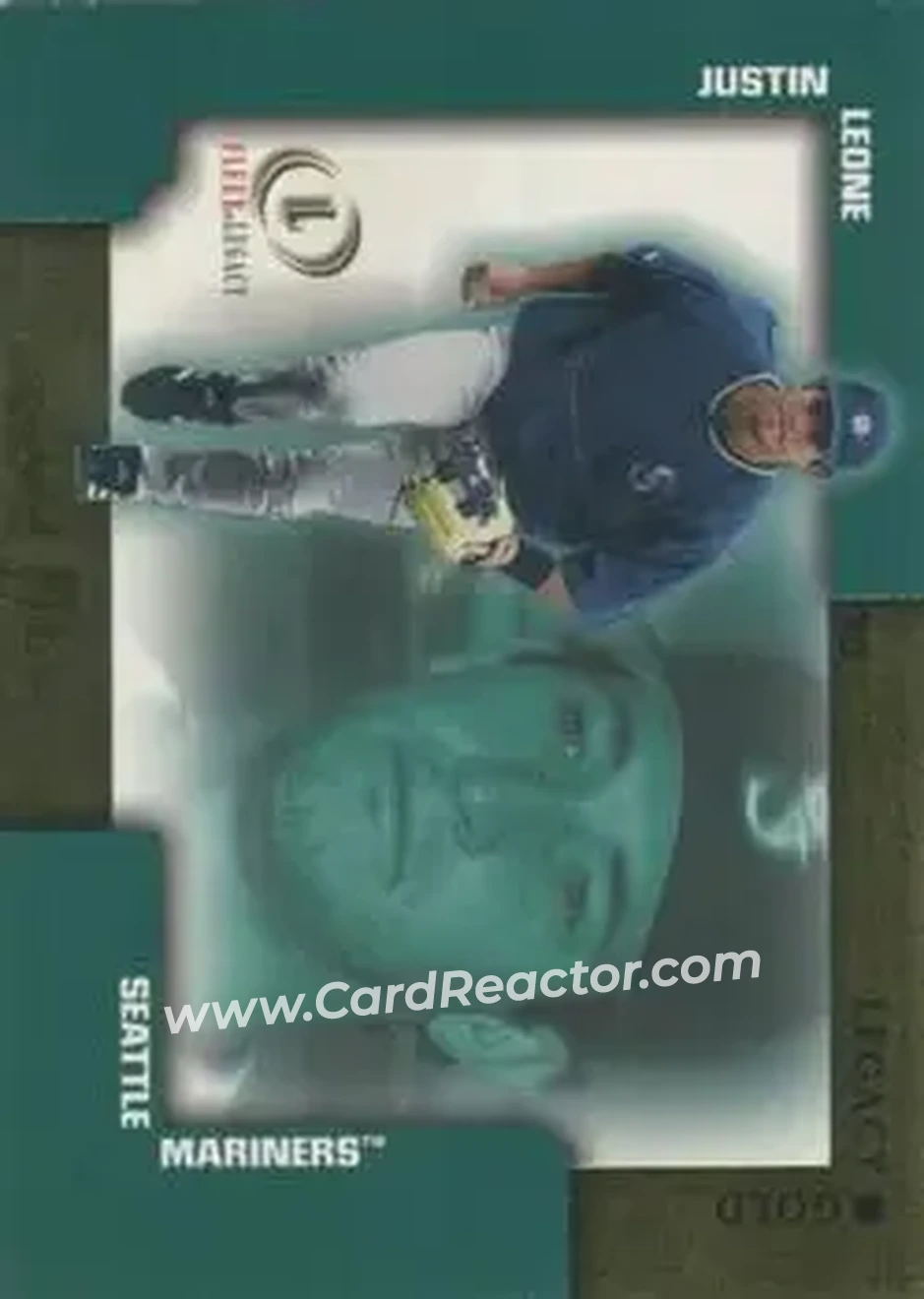 2004 Fleer Legacy - Gold #62 - Justin Leone - Seattle Mariners - Front