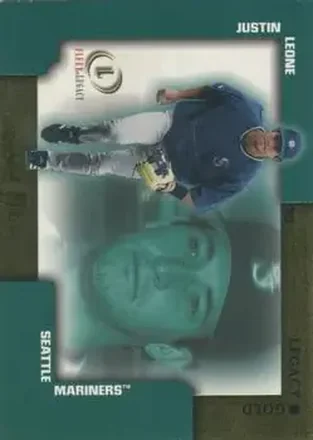 2004 Fleer Legacy - Gold #62 - Justin Leone - Seattle Mariners