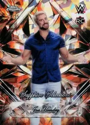 2026 Topps Chrome Sapphire Edition WWE - Sapphire Selections Orange #SAS-JH - Joe Hendry
