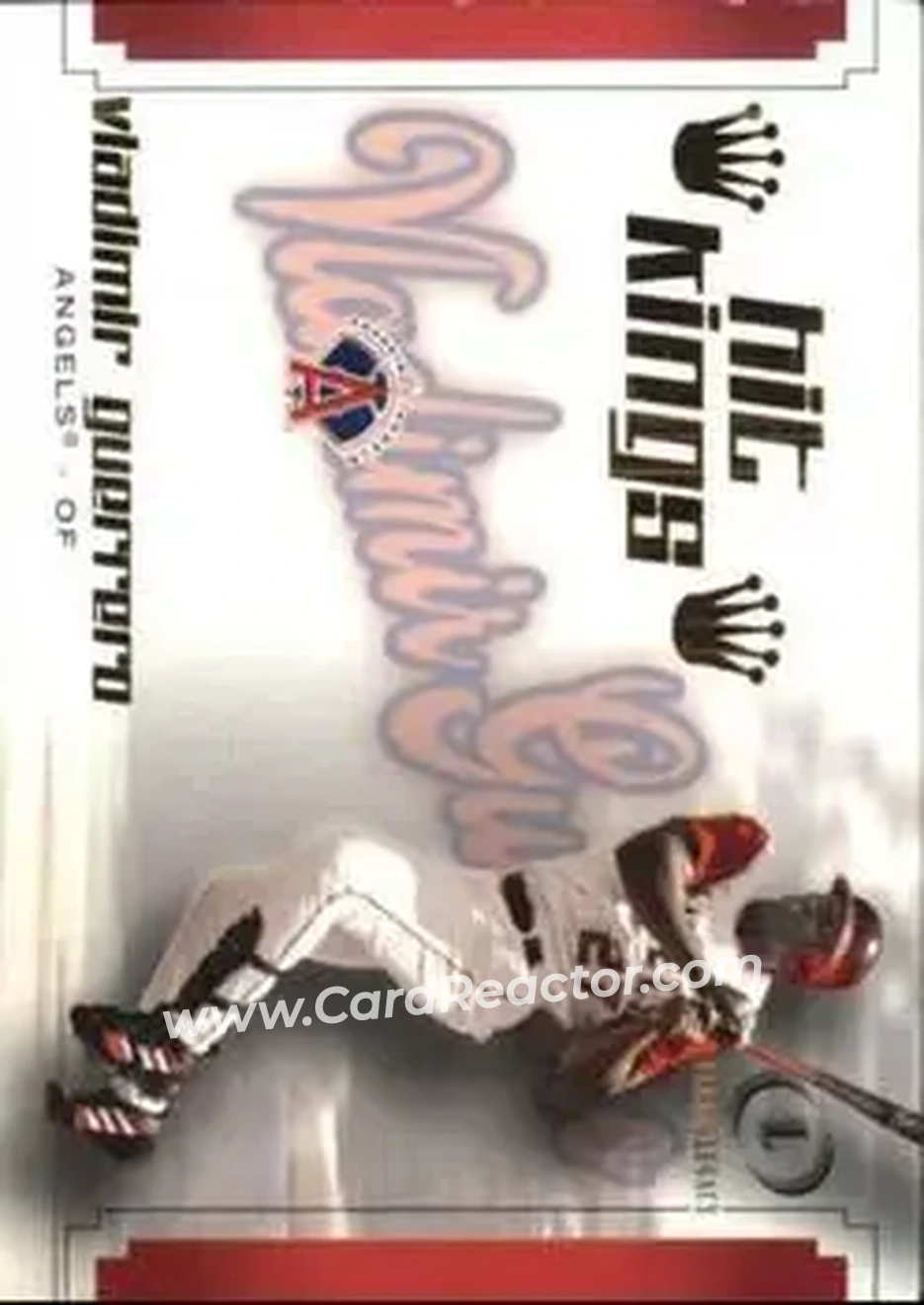 2004 Fleer Legacy - Hit Kings #3HK - Vladimir Guerrero - Anaheim Angels - Front