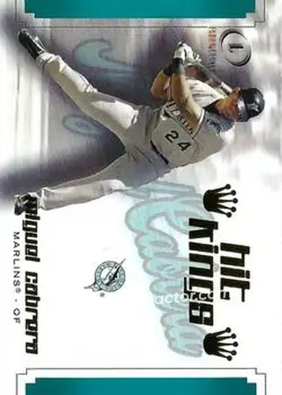 2004 Fleer Legacy - Hit Kings #6HK - Miguel Cabrera - Florida Marlins - Front