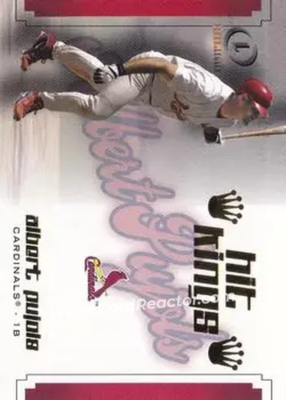 2004 Fleer Legacy - Hit Kings #12HK - Albert Pujols - St. Louis Cardinals - Front