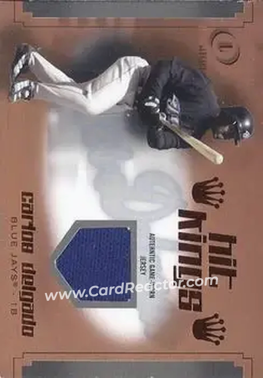 2004 Fleer Legacy - Hit Kings Jersey Copper #HK/CD - Carlos Delgado - Toronto Blue Jays - Front
