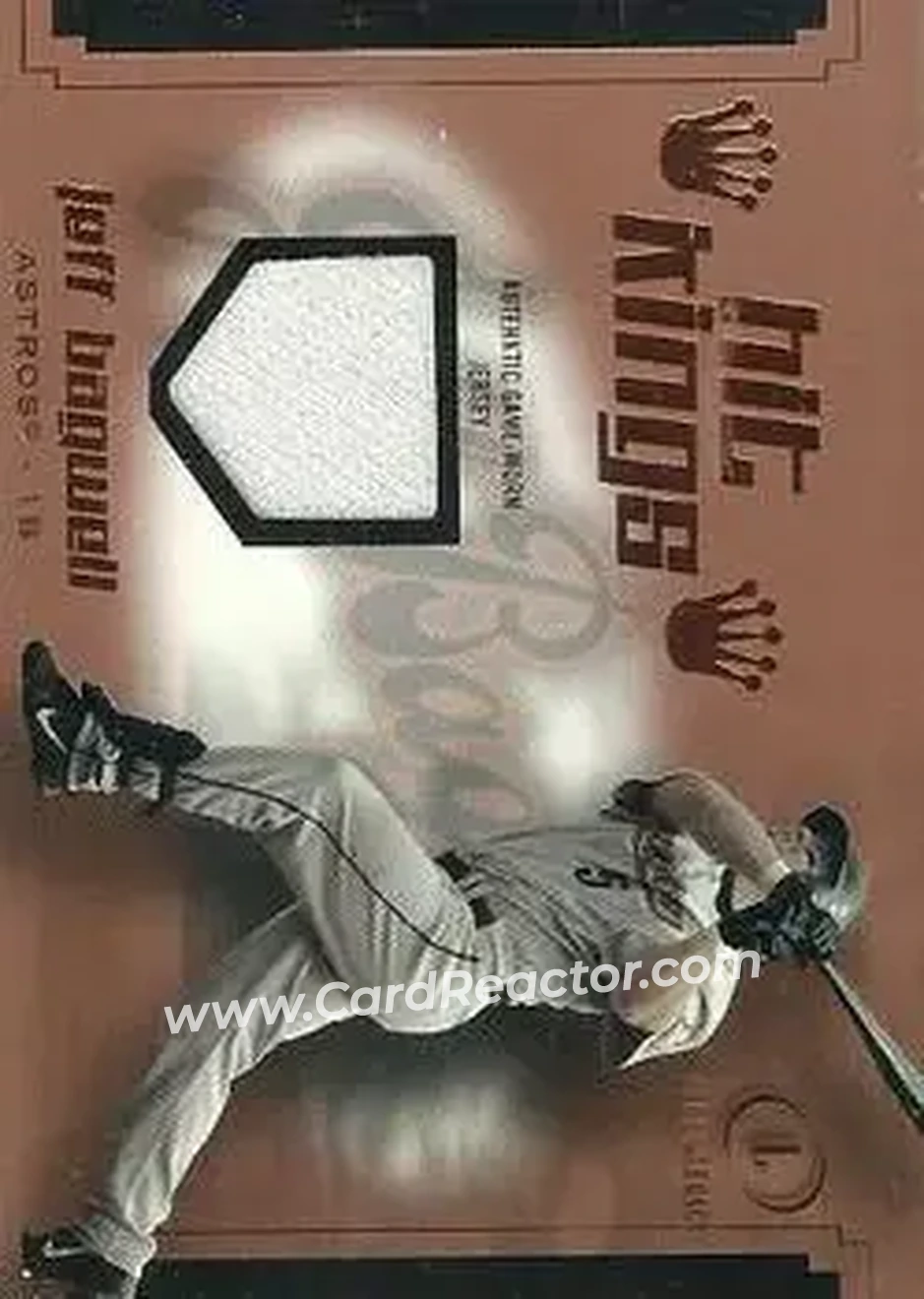 2004 Fleer Legacy - Hit Kings Jersey Copper #HK/JB - Jeff Bagwell - Houston Astros - Front