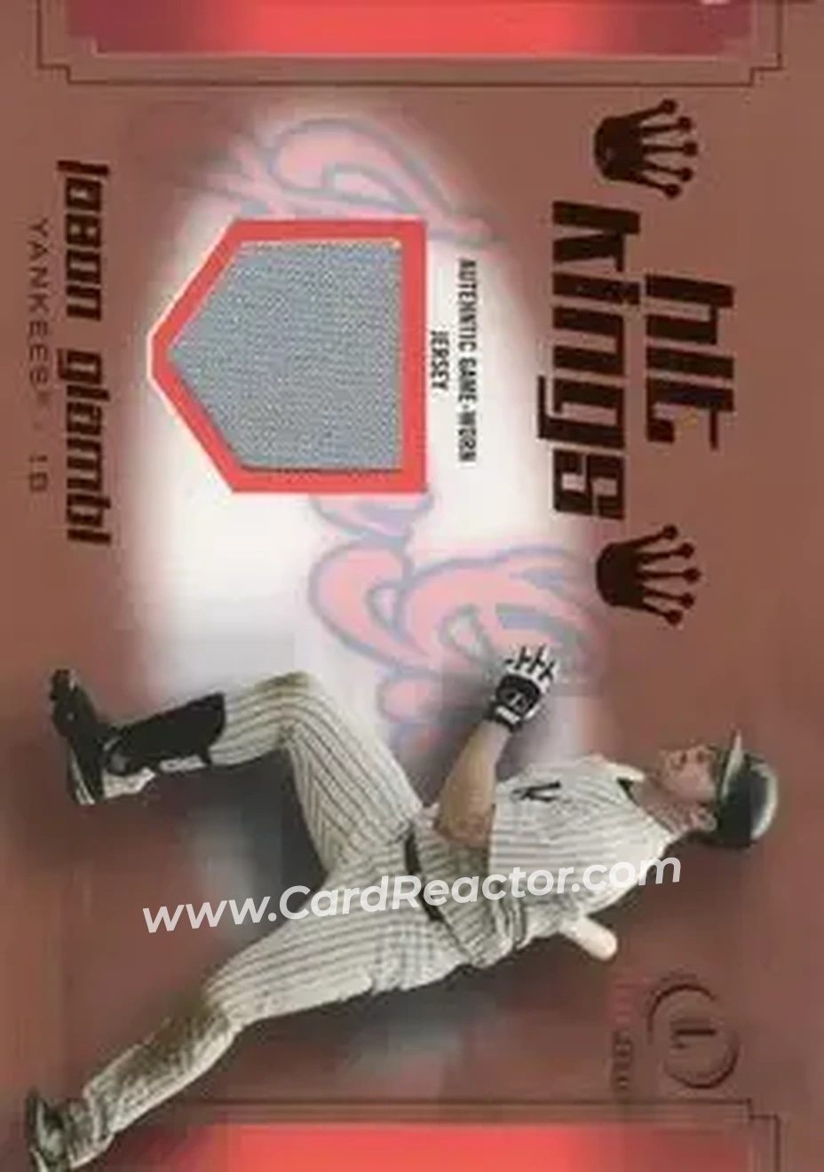2004 Fleer Legacy - Hit Kings Jersey Copper #HK/JG - Jason Giambi - New York Yankees - Front