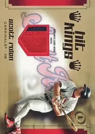 2004 Fleer Legacy - Hit Kings Patch Gold #HK/SR - Scott Rolen - St. Louis Cardinals