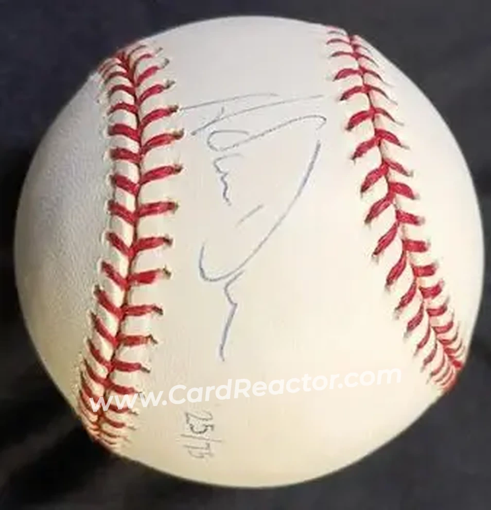 2004 Fleer Legacy - Autographed Baseballs #NNO - Adam Dunn - Cincinnati Reds - Front