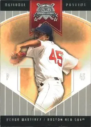 2004 Fleer National Pastime #3 - Pedro Martinez - Boston Red Sox