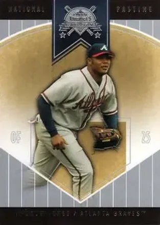 2004 Fleer National Pastime #9 - Andruw Jones - Atlanta Braves