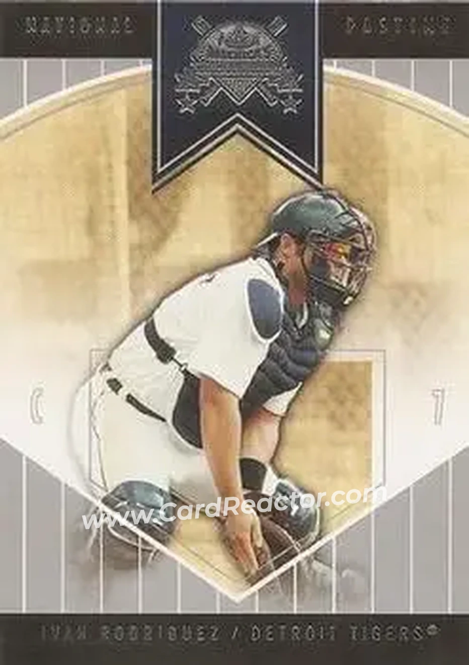 2004 Fleer National Pastime #14 - Ivan Rodriguez - Detroit Tigers - Front
