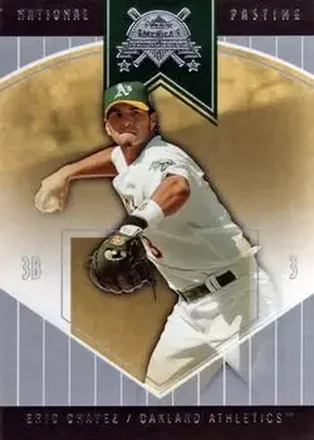 2004 Fleer National Pastime #17 - Eric Chavez - Oakland Athletics