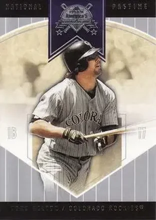 2004 Fleer National Pastime #21 - Todd Helton - Colorado Rockies