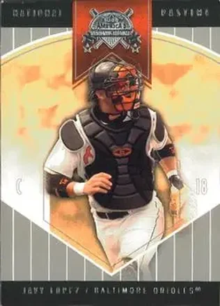 2004 Fleer National Pastime #27 - Javier Lopez - Baltimore Orioles