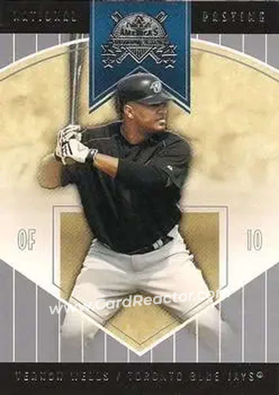 2004 Fleer National Pastime #34 - Vernon Wells - Toronto Blue Jays - Front 2004 Fleer National Pastime #34 - Vernon Wells - Toronto Blue Jays - Front