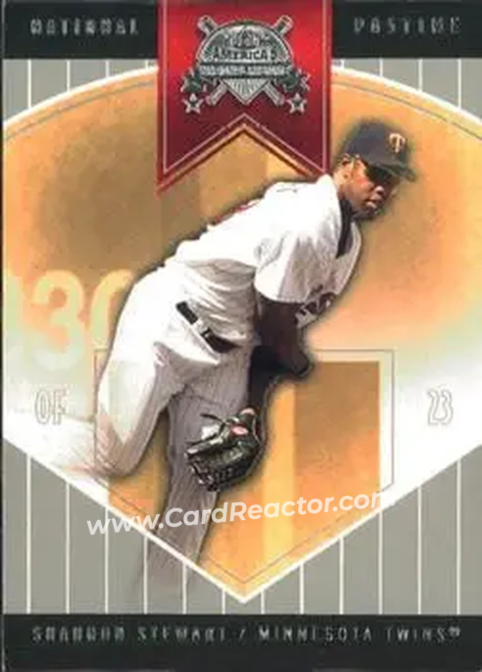 2004 Fleer National Pastime #37 - Shannon Stewart - Minnesota Twins - Front