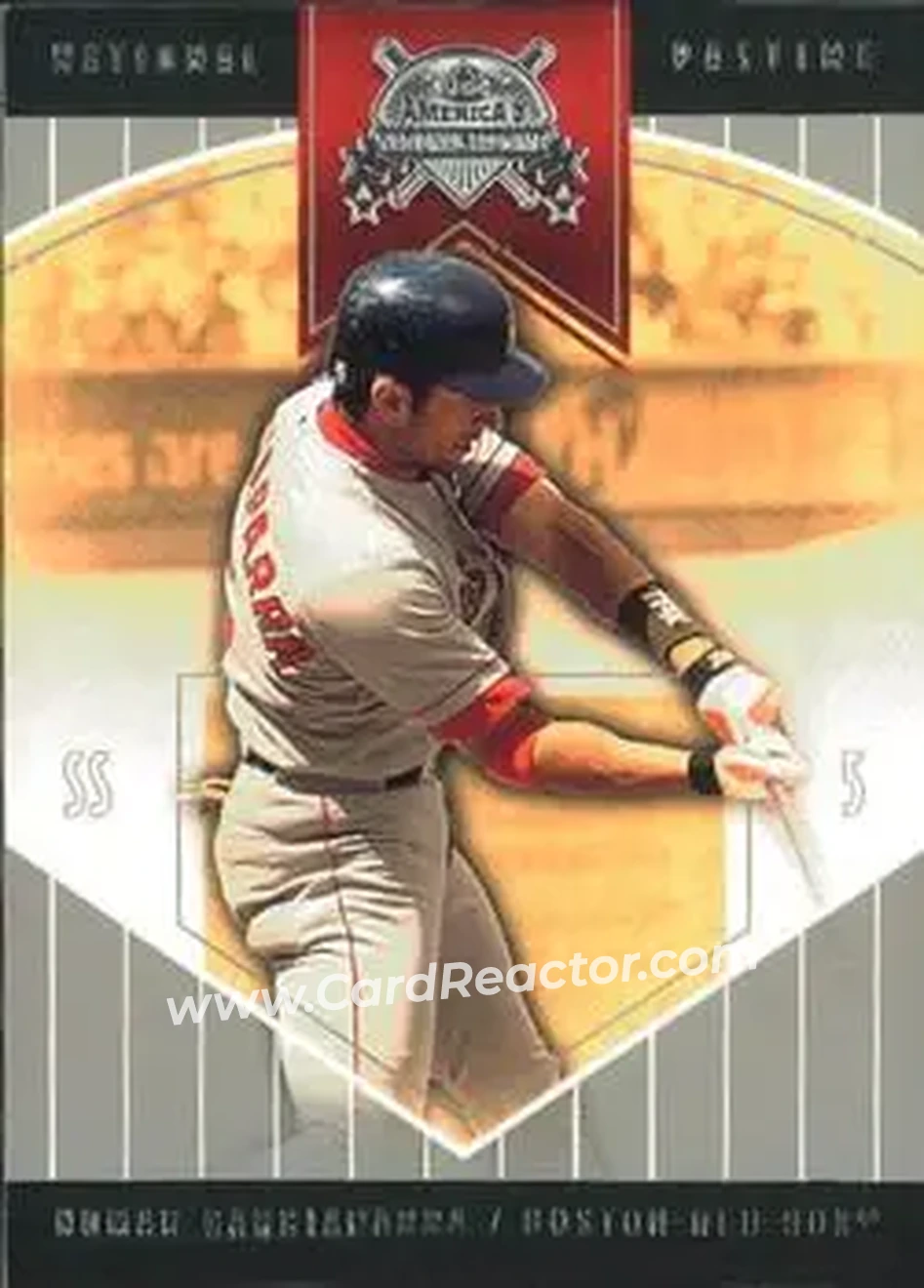 2004 Fleer National Pastime #40 - Nomar Garciaparra - Boston Red Sox - Front