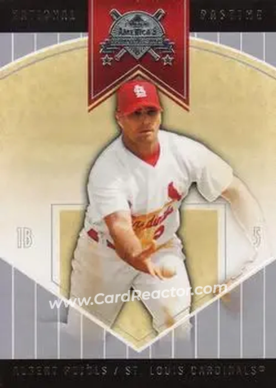 2004 Fleer National Pastime #42 - Albert Pujols - St. Louis Cardinals - Front