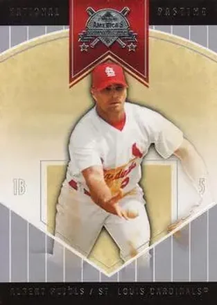 2004 Fleer National Pastime #42 - Albert Pujols - St. Louis Cardinals