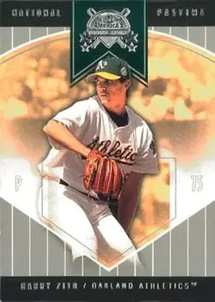 2004 Fleer National Pastime #43 - Barry Zito - Oakland Athletics