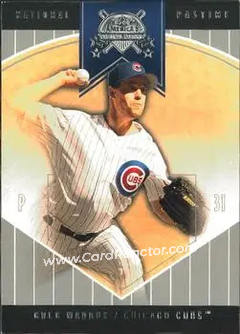 2004 Fleer National Pastime #46 - Greg Maddux - Chicago Cubs - Front