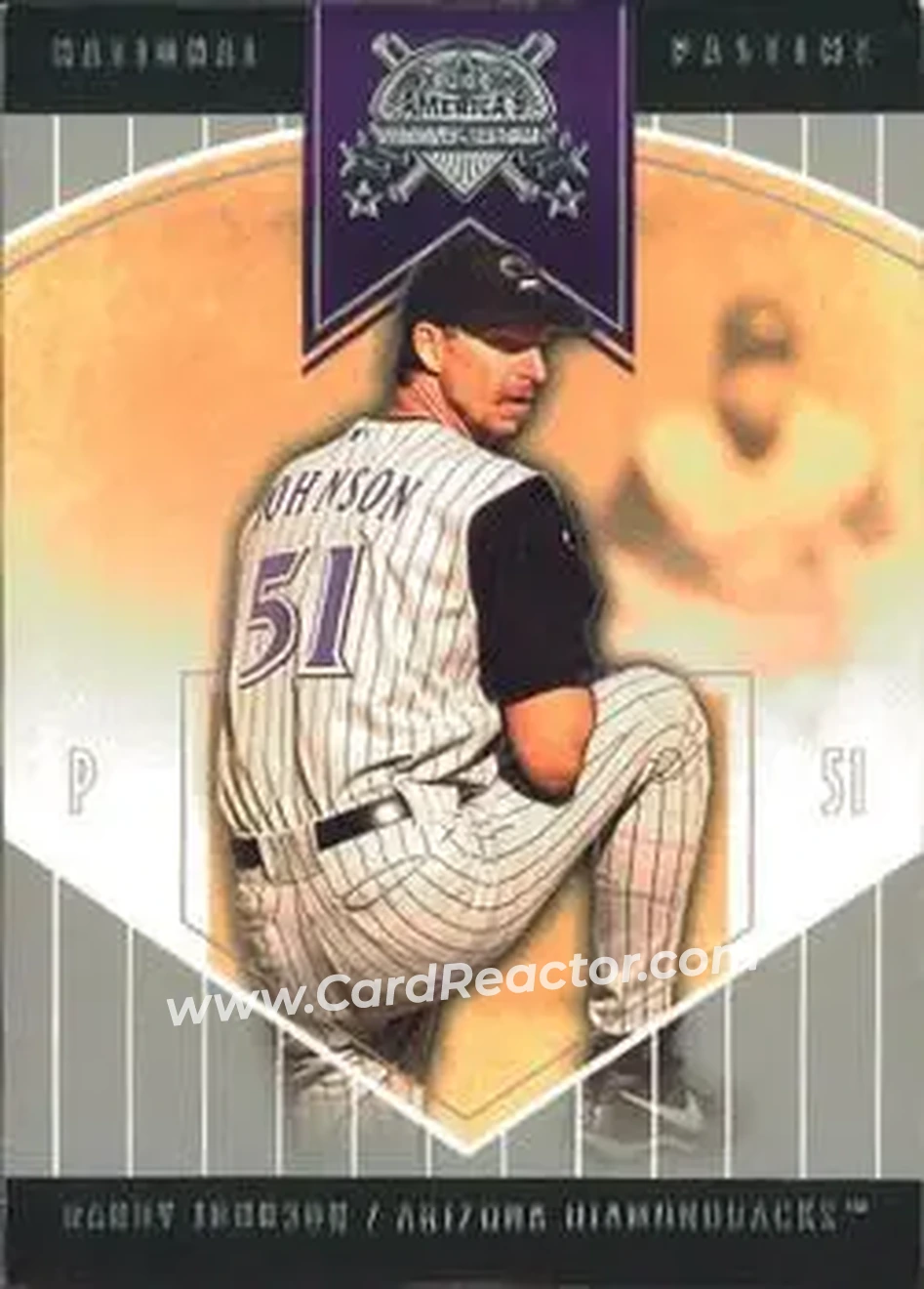 2004 Fleer National Pastime #47 - Randy Johnson - Arizona Diamondbacks - Front 2004 Fleer National Pastime #47 - Randy Johnson - Arizona Diamondbacks - Front