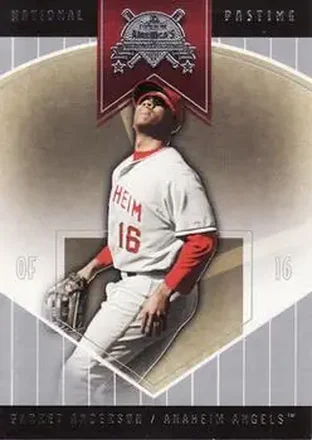 2004 Fleer National Pastime #51 - Garret Anderson - Anaheim Angels