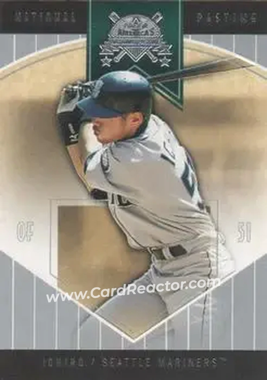 2004 Fleer National Pastime #52 - Ichiro - Seattle Mariners - Front 2004 Fleer National Pastime #52 - Ichiro - Seattle Mariners - Front