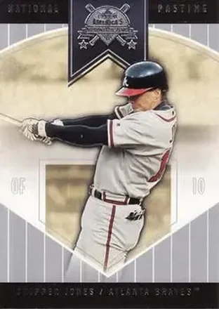 2004 Fleer National Pastime #56 - Chipper Jones - Atlanta Braves