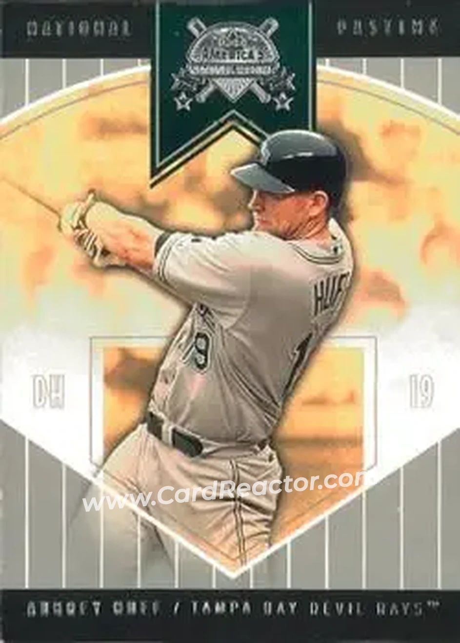 2004 Fleer National Pastime #57 - Aubrey Huff - Tampa Bay Devil Rays - Front 2004 Fleer National Pastime #57 - Aubrey Huff - Tampa Bay Devil Rays - Front