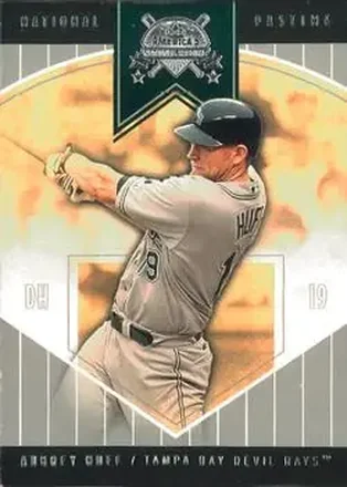 2004 Fleer National Pastime #57 - Aubrey Huff - Tampa Bay Devil Rays