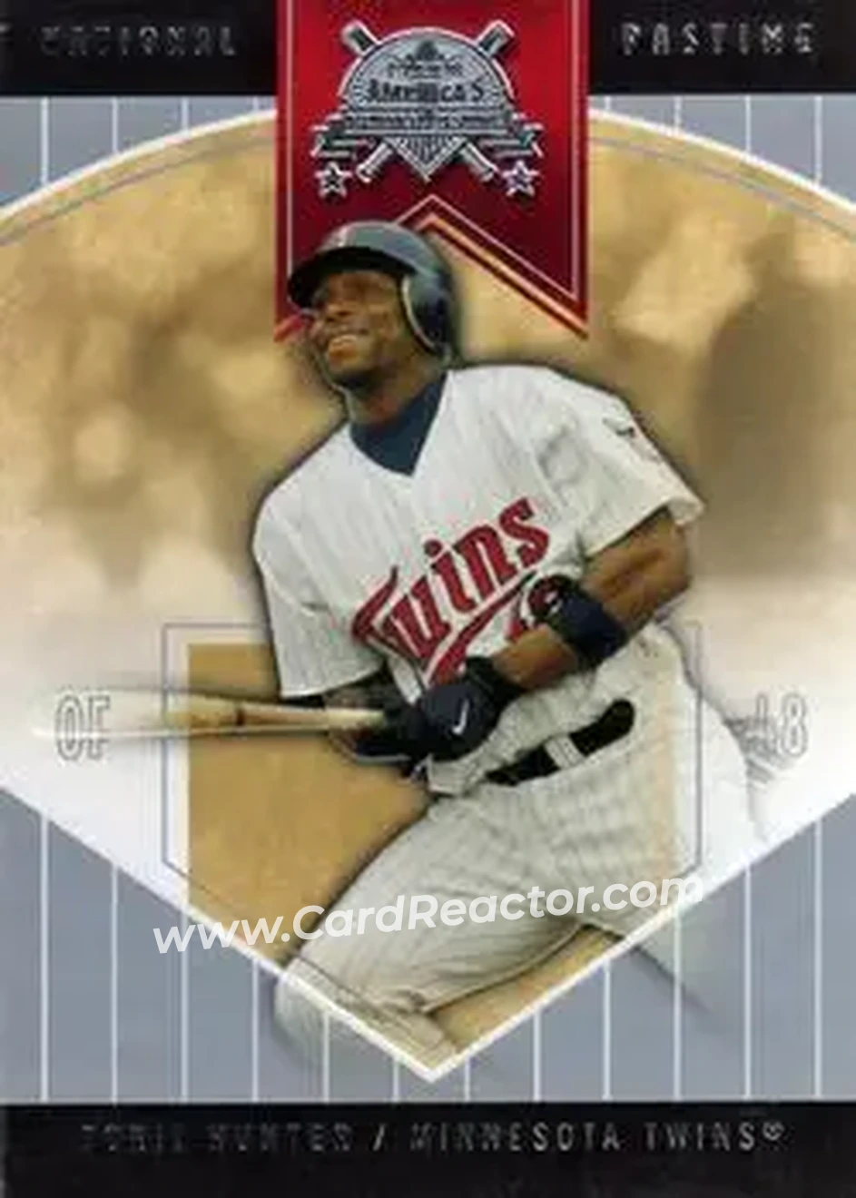 2004 Fleer National Pastime #59 - Torii Hunter - Minnesota Twins - Front