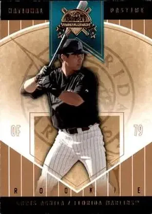 2004 Fleer National Pastime #74 - Chris Aguila - Florida Marlins