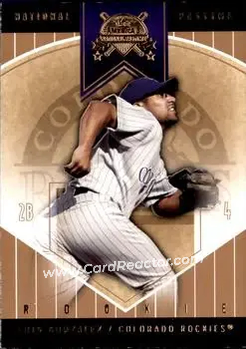 2004 Fleer National Pastime #89 - Luis Gonzalez - Colorado Rockies - Front