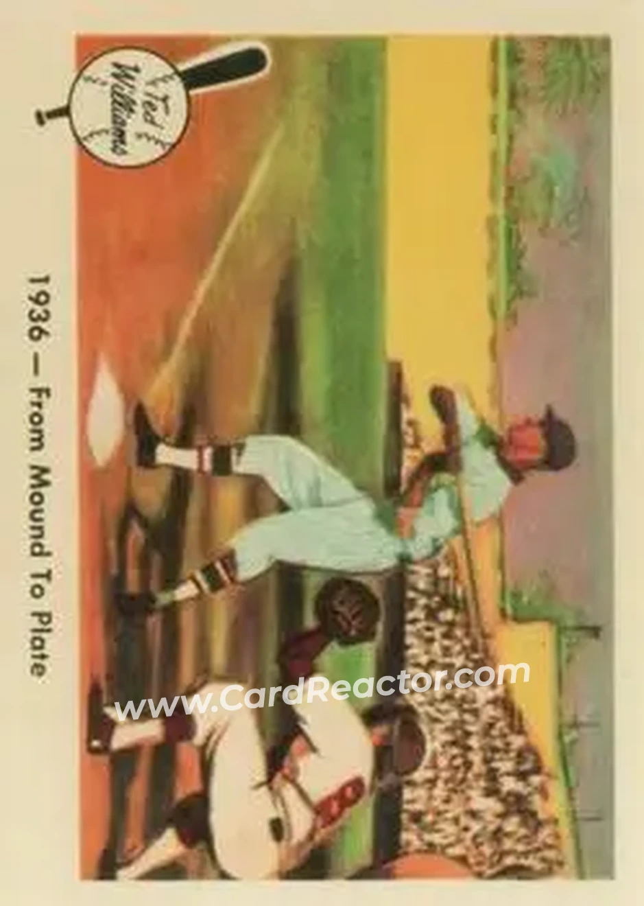 2004 Fleer National Pastime - 1959 Ted Williams Reprint #7 - Ted Williams - Boston Red Sox - Front 2004 Fleer National Pastime - 1959 Ted Williams Reprint #7 - Ted Williams - Boston Red Sox - Front