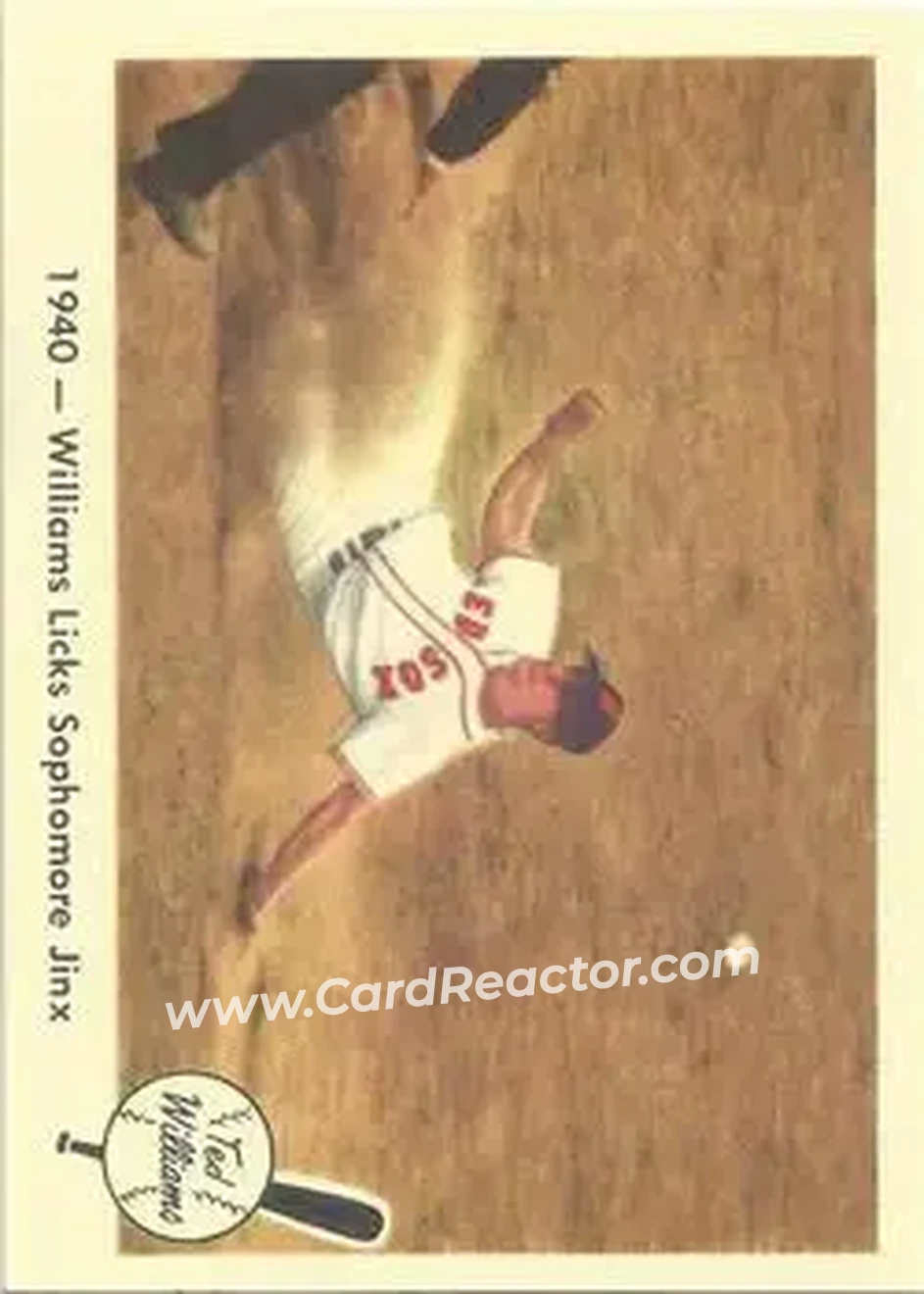 2004 Fleer National Pastime - 1959 Ted Williams Reprint #15 - Ted Williams - Boston Red Sox - Front