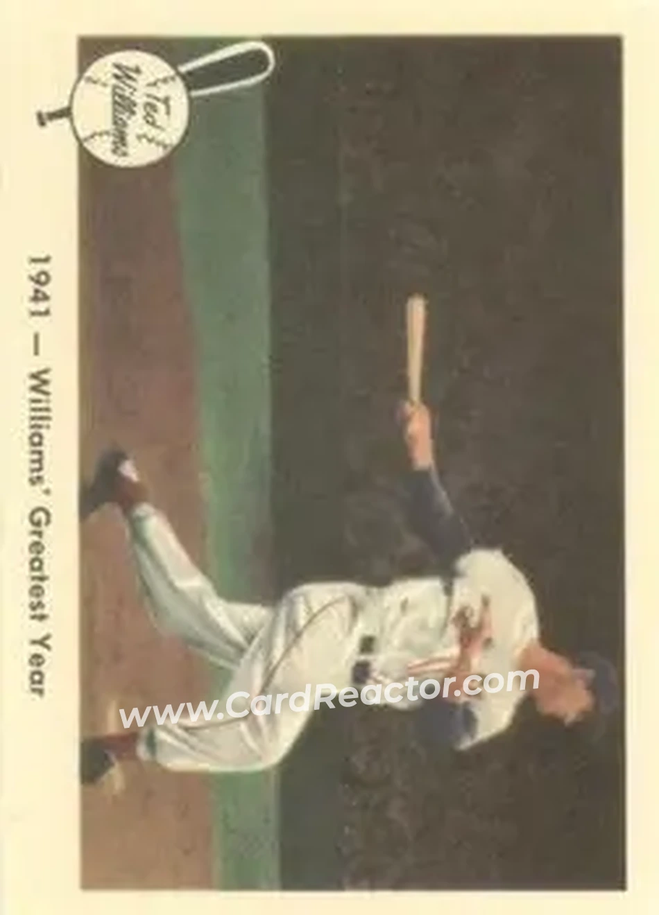 2004 Fleer National Pastime - 1959 Ted Williams Reprint #16 - Ted Williams - Boston Red Sox - Front