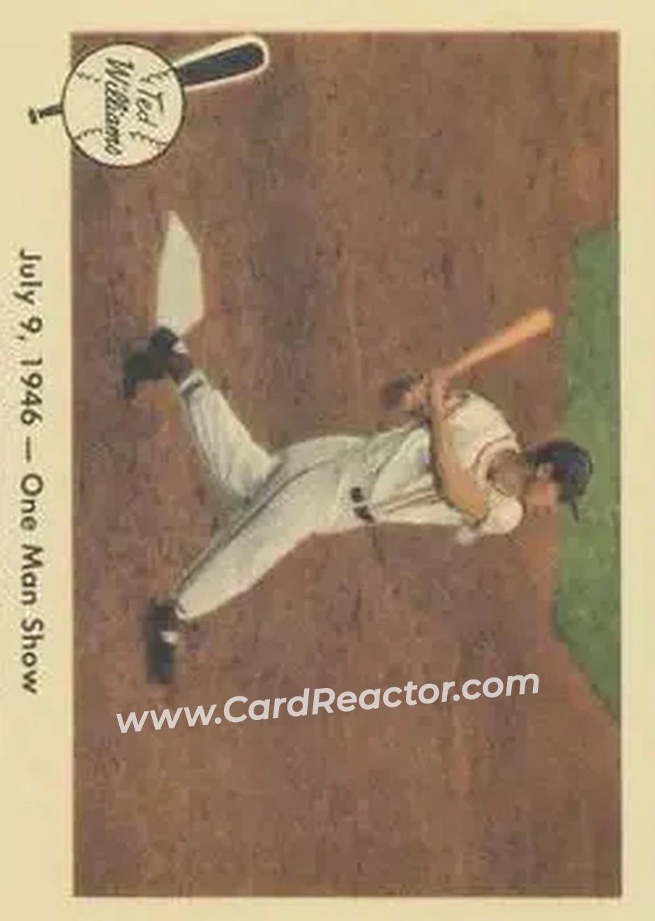 2004 Fleer National Pastime - 1959 Ted Williams Reprint #27 - Ted Williams - Boston Red Sox - Front