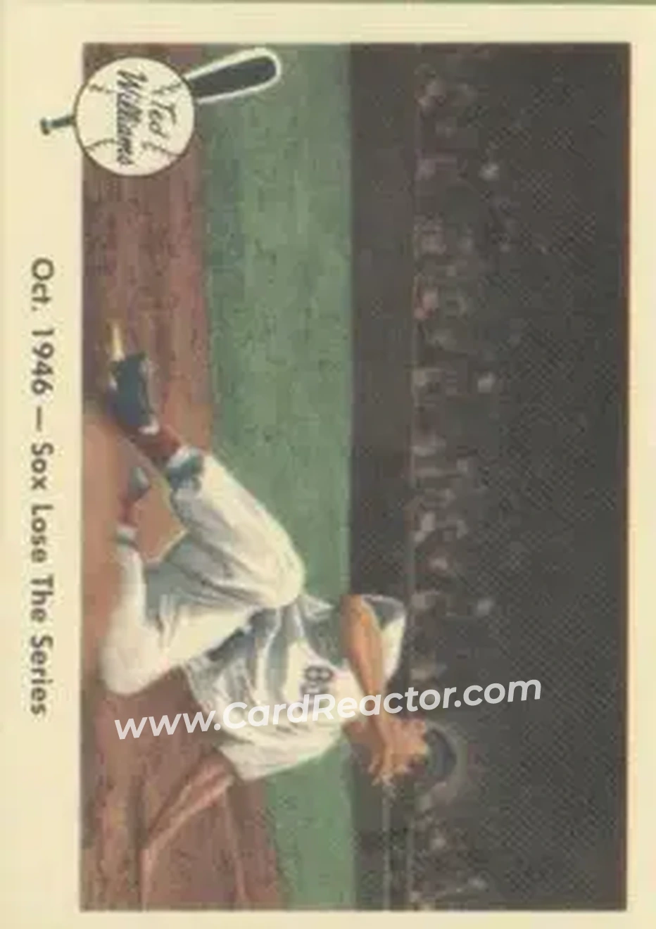 2004 Fleer National Pastime - 1959 Ted Williams Reprint #31 - Ted Williams - Boston Red Sox - Front 2004 Fleer National Pastime - 1959 Ted Williams Reprint #31 - Ted Williams - Boston Red Sox - Front