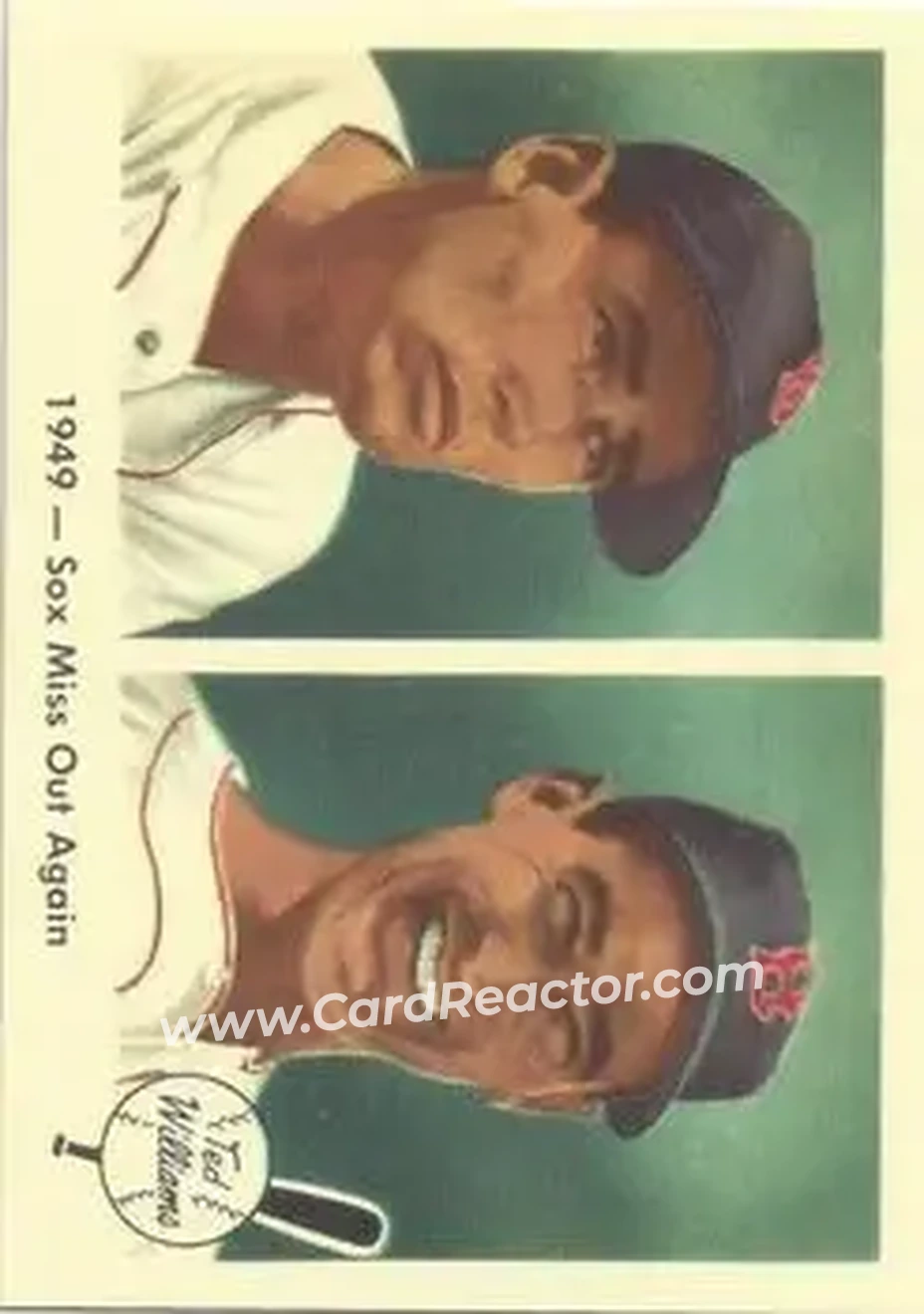 2004 Fleer National Pastime - 1959 Ted Williams Reprint #37 - Ted Williams - Boston Red Sox - Front