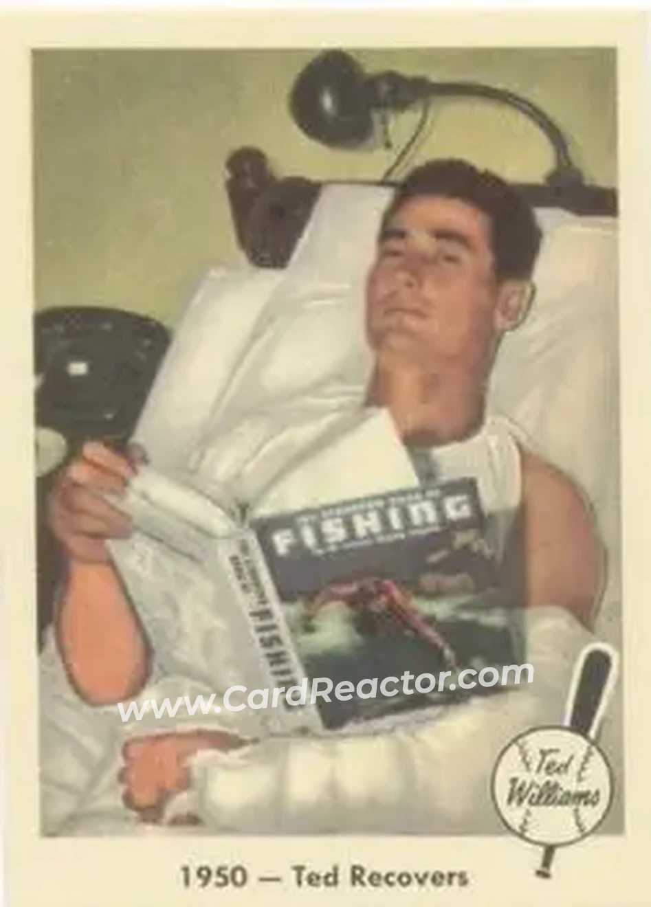2004 Fleer National Pastime - 1959 Ted Williams Reprint #41 - Ted Williams - Boston Red Sox - Front 2004 Fleer National Pastime - 1959 Ted Williams Reprint #41 - Ted Williams - Boston Red Sox - Front