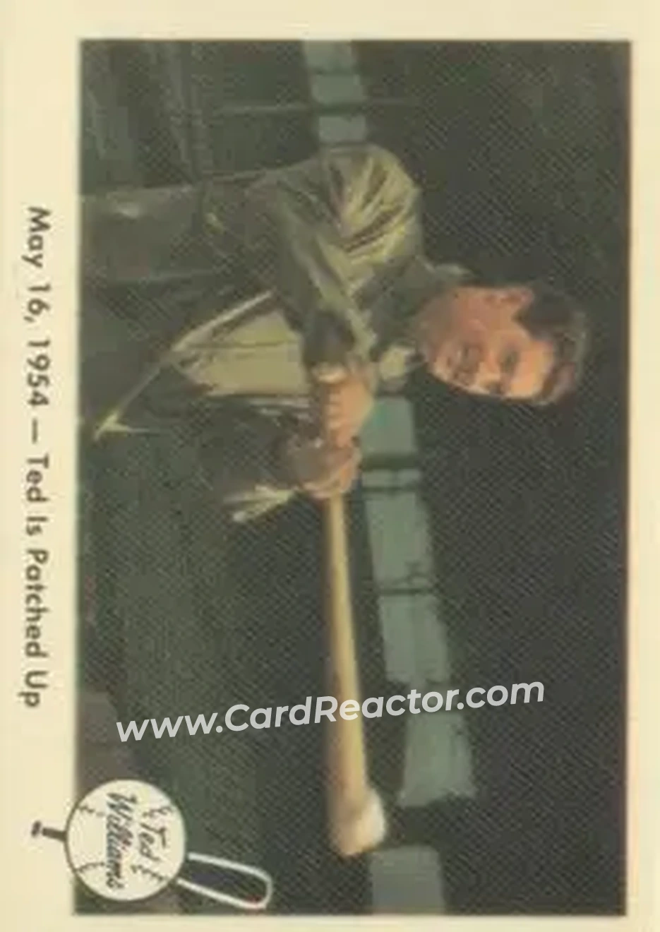 2004 Fleer National Pastime - 1959 Ted Williams Reprint #51 - Ted Williams - Boston Red Sox - Front