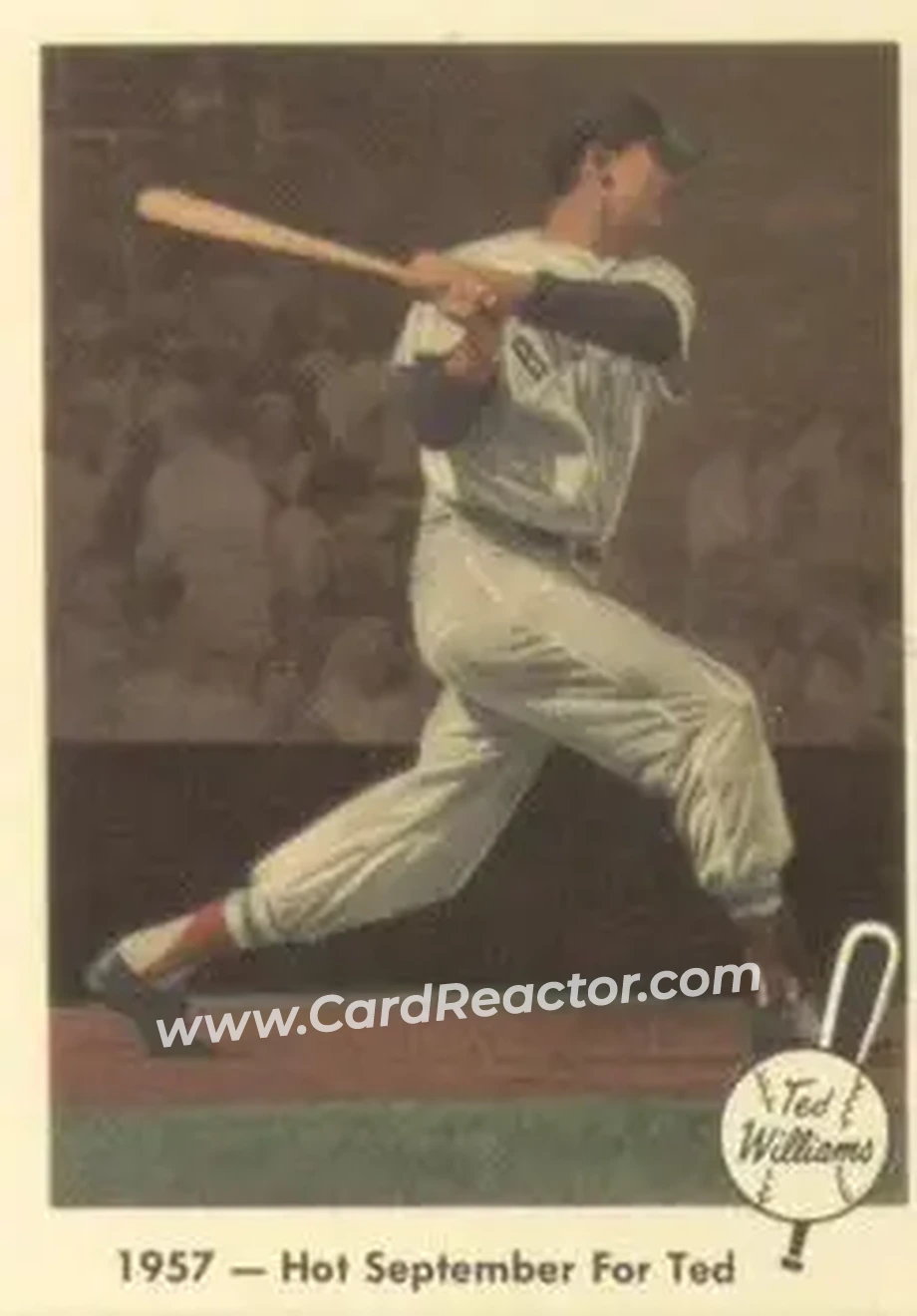2004 Fleer National Pastime - 1959 Ted Williams Reprint #59 - Ted Williams - Boston Red Sox - Front