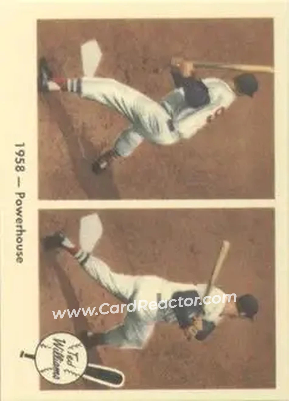 2004 Fleer National Pastime - 1959 Ted Williams Reprint #66 - Ted Williams - Boston Red Sox - Front