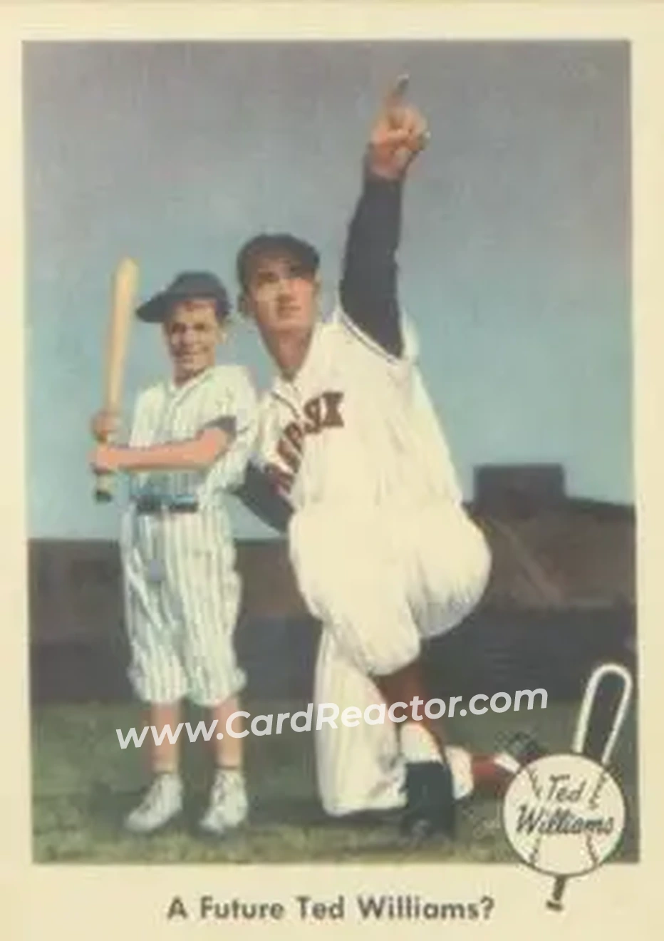 2004 Fleer National Pastime - 1959 Ted Williams Reprint #69 - Ted Williams - Boston Red Sox - Front 2004 Fleer National Pastime - 1959 Ted Williams Reprint #69 - Ted Williams - Boston Red Sox - Front